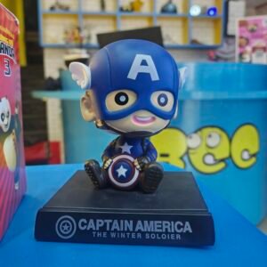 Captain America Bobblehead With Mobile Holder