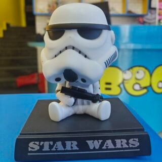 STAR WARS Bobblehead Action Toy For Car Dashboard & Desk With Mobile Stand