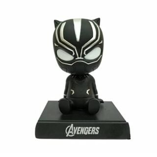 Black Panther Wakanda Bobblehead Action Toy With Mobile Stand