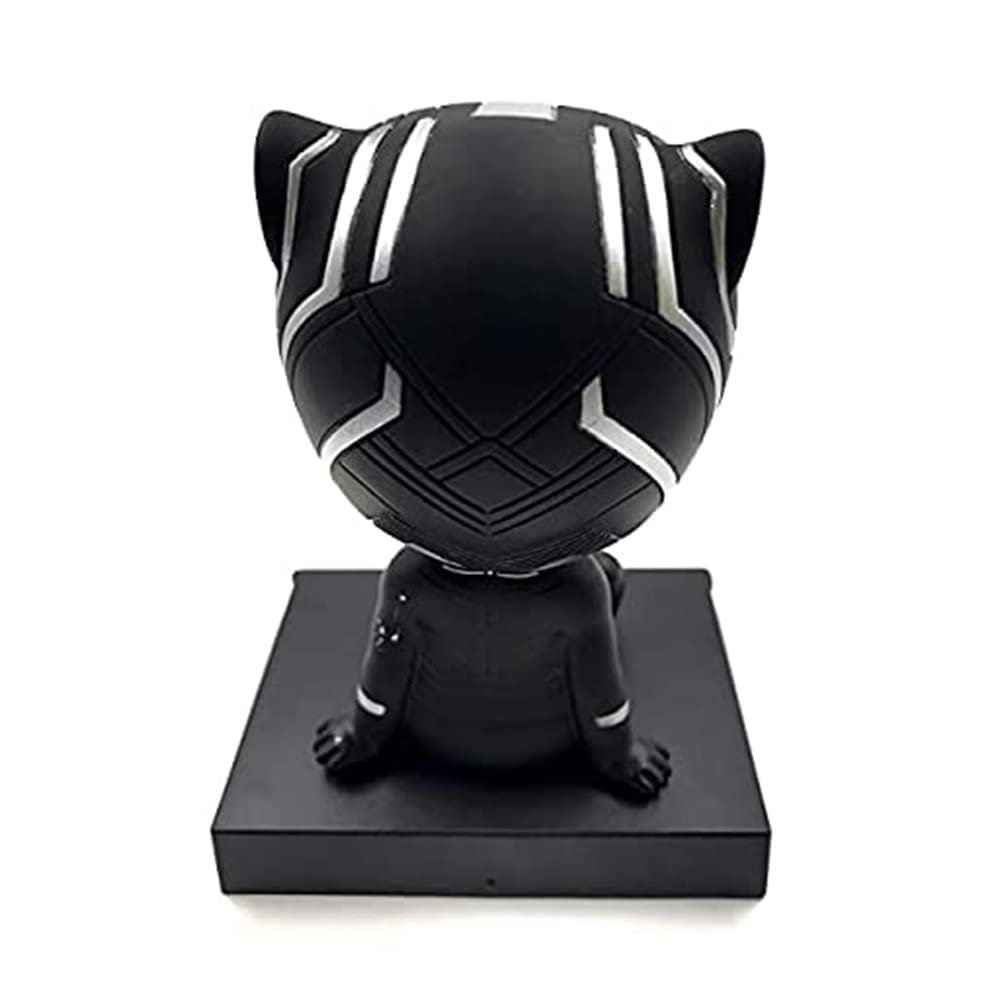 Black Panther Wakanda Bobblehead Action Toy With Mobile Stand