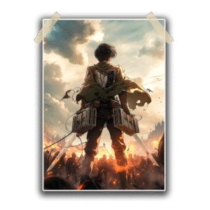 Attack on Titan Levi Single Poster 13×19 inches 300 GSM Laminated