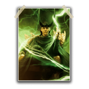 Time God Loki Single Poster 13×19 inches 300 GSM Laminated