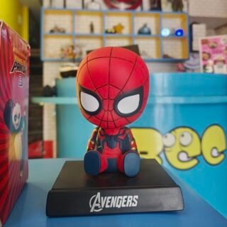 Spiderman Bobblehead Action Toy With Mobile Stand
