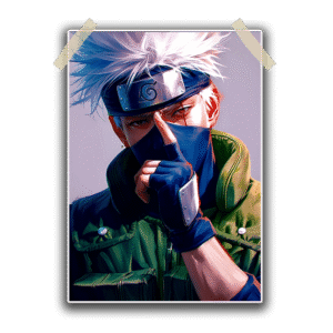 Naruto Kakashi Single Poster 13×19 inches 300 GSM Laminated