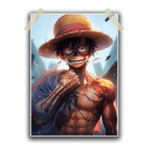 One Piece – Zombie Luffy Single Poster 13×19 inches 300 GSM Laminated