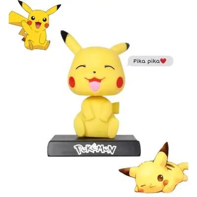 POKEMON Pikachu Special Edition Bobblehead Action Toy With Mobile Stand