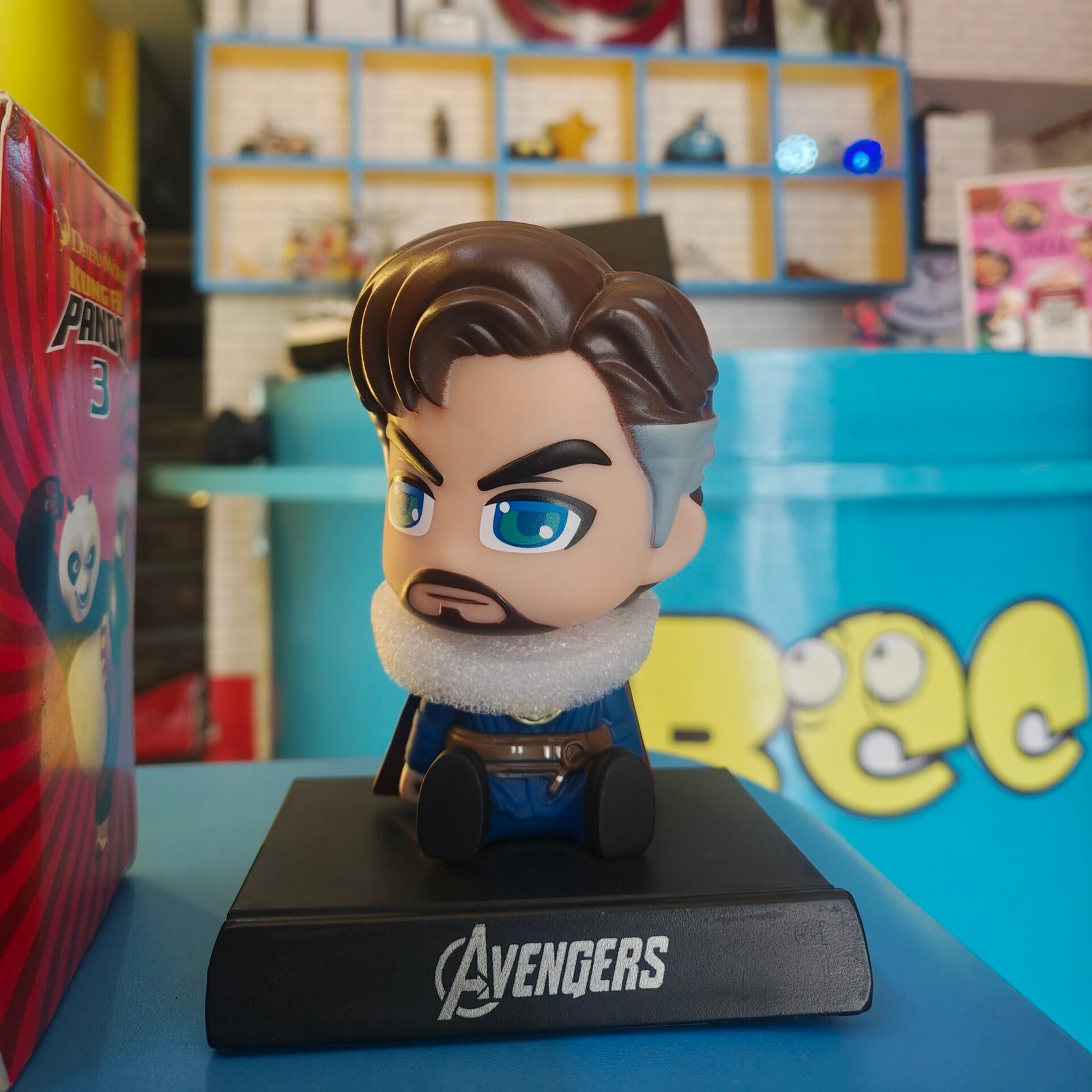 Doctor Strange Bobblehead Action Toy With Mobile Stand