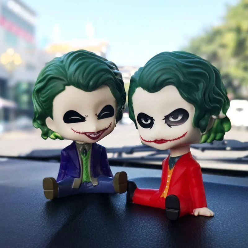 Joker Chibi Bobblehead Action Toy With Mobile Stand