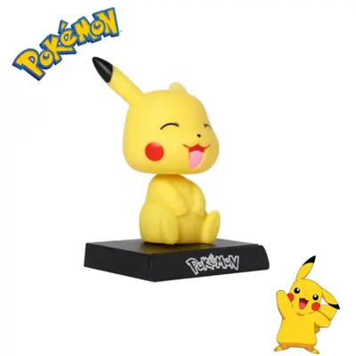 POKEMON Pikachu Special Edition Bobblehead Action Toy With Mobile Stand
