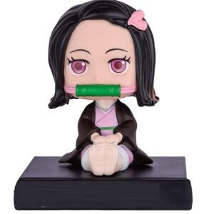 Demon Slayer Nezuko Bobblehead Action Toy With Mobile Stand